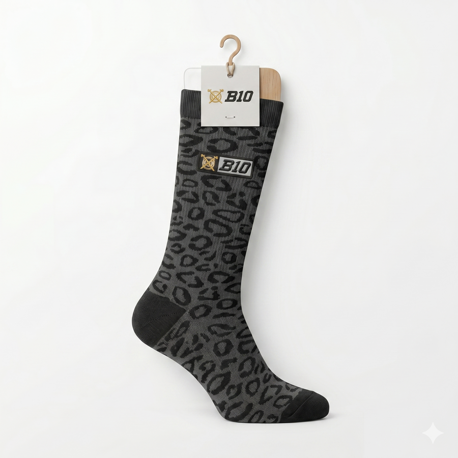 Meia Pantera Animal Print