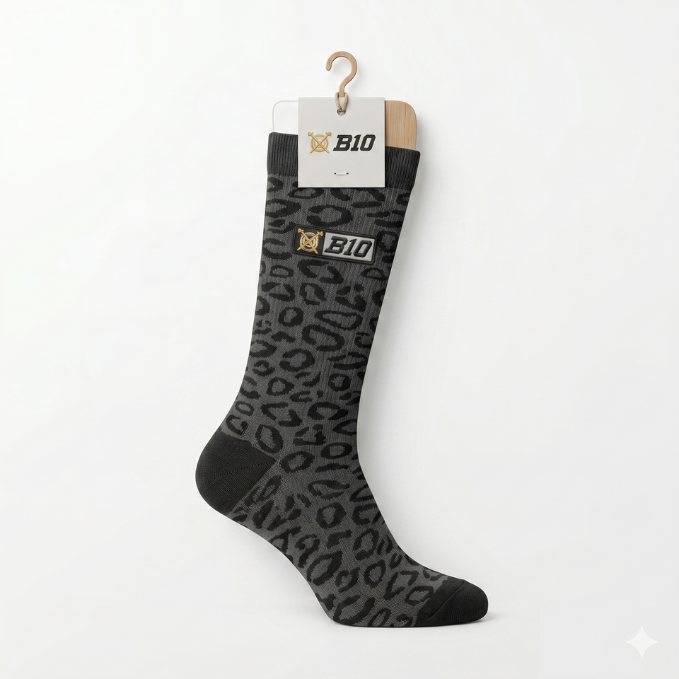 Meia Pantera Animal Print